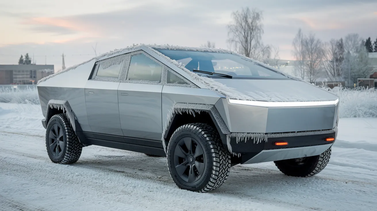 Drivers Are Discovering Yet Another Tesla Cybertruck Design Fail as Winter Hits in 2025!