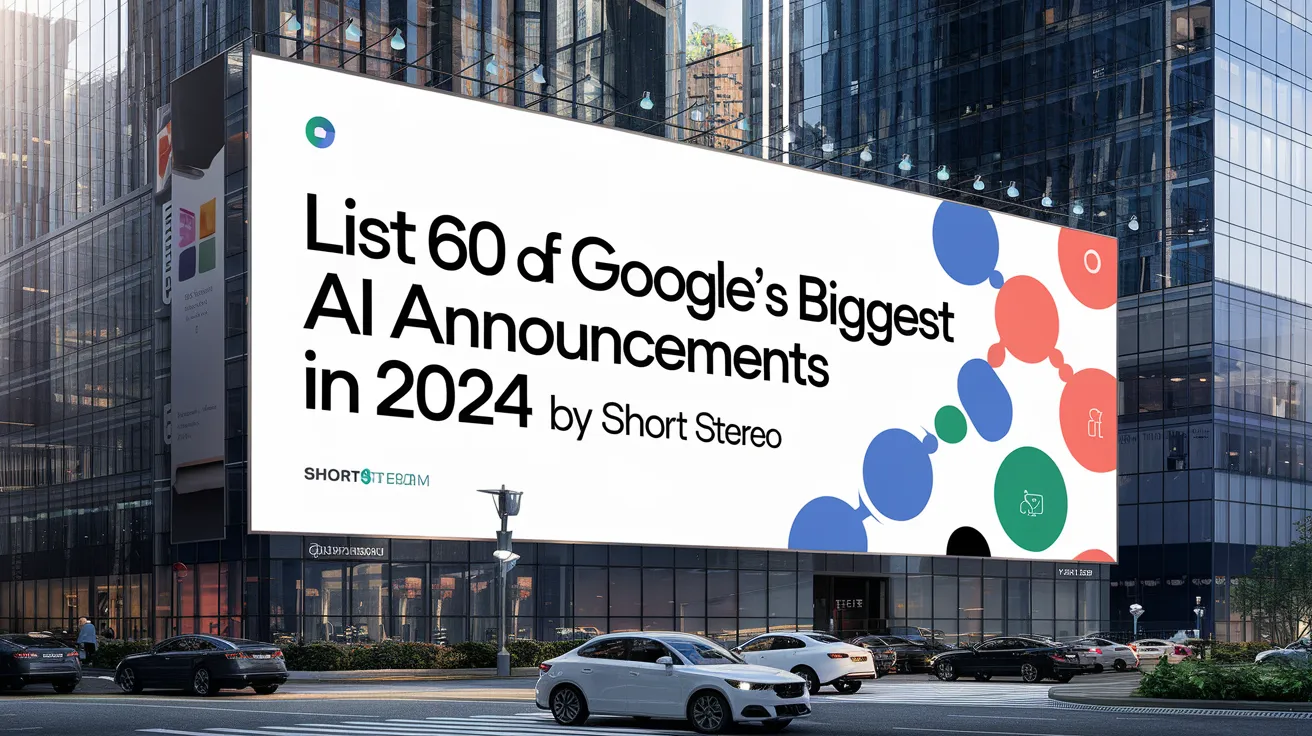List 60 of Google biggest AI announcements in 2024