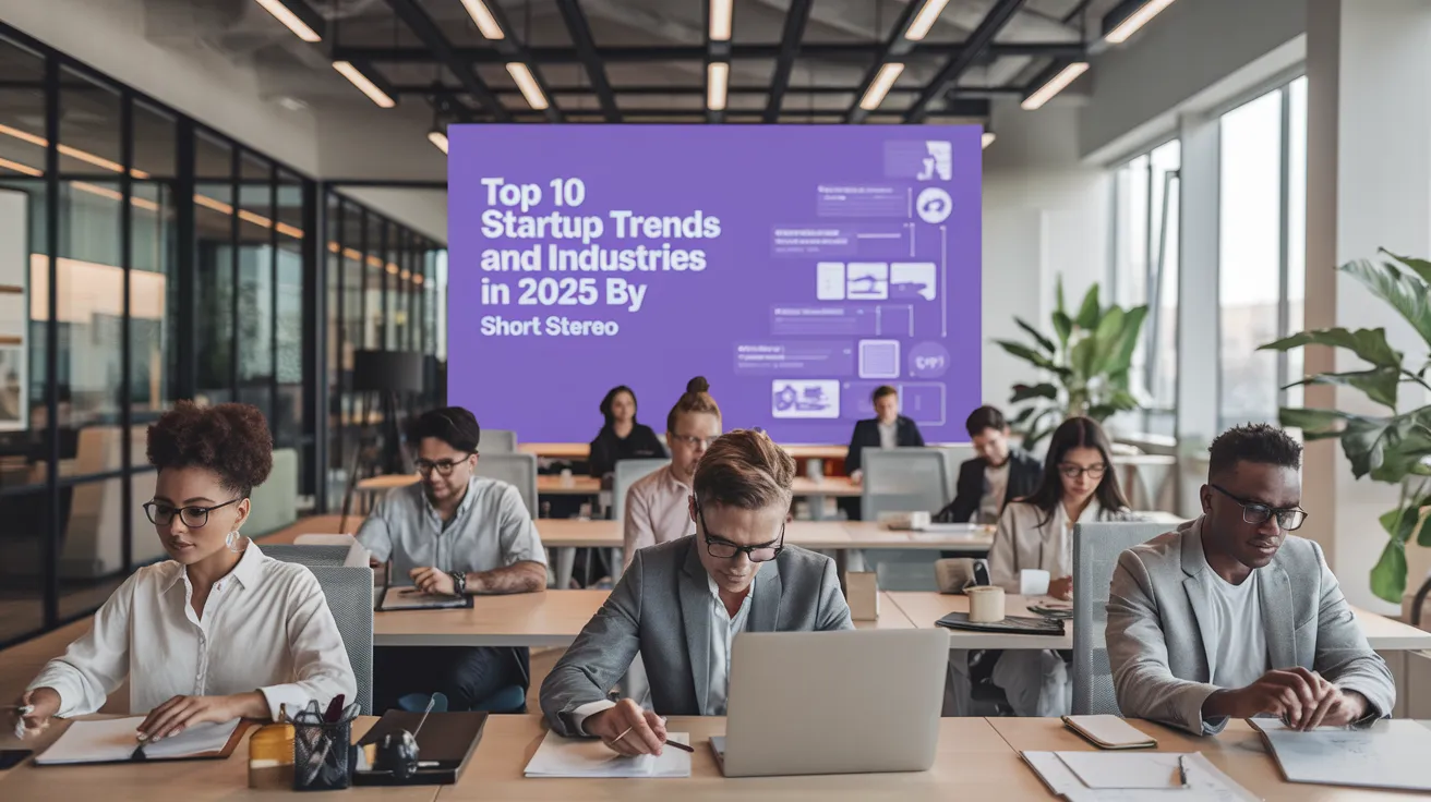 Top 10 Startup Trends and Industries in 2025