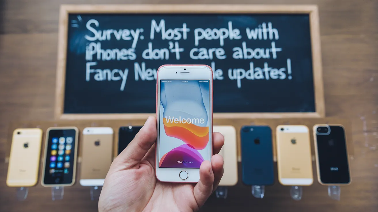 Survey: Most People with iPhones Don't Care About Fancy New Apple Updates! in 2025