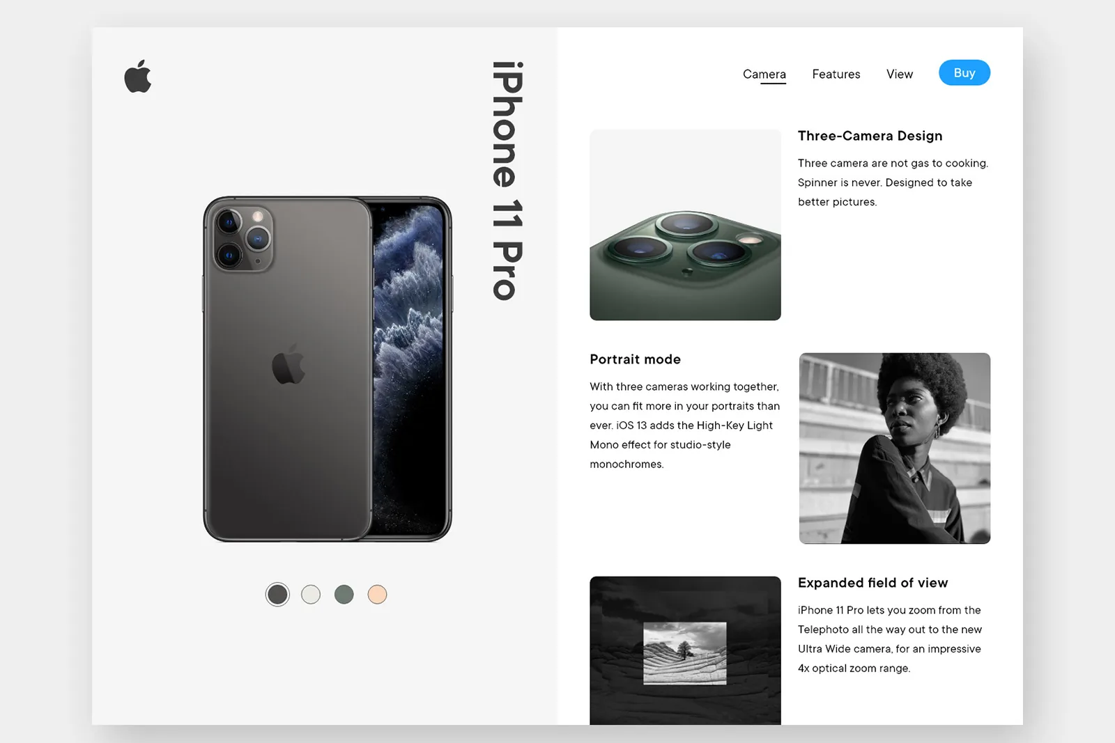 Website UI and UX system visuals for premium product storytelling.