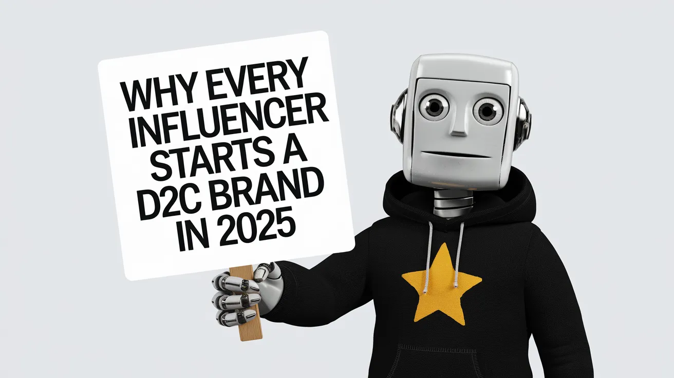 Why Every Influencer Starts a D2C Brand in 2025