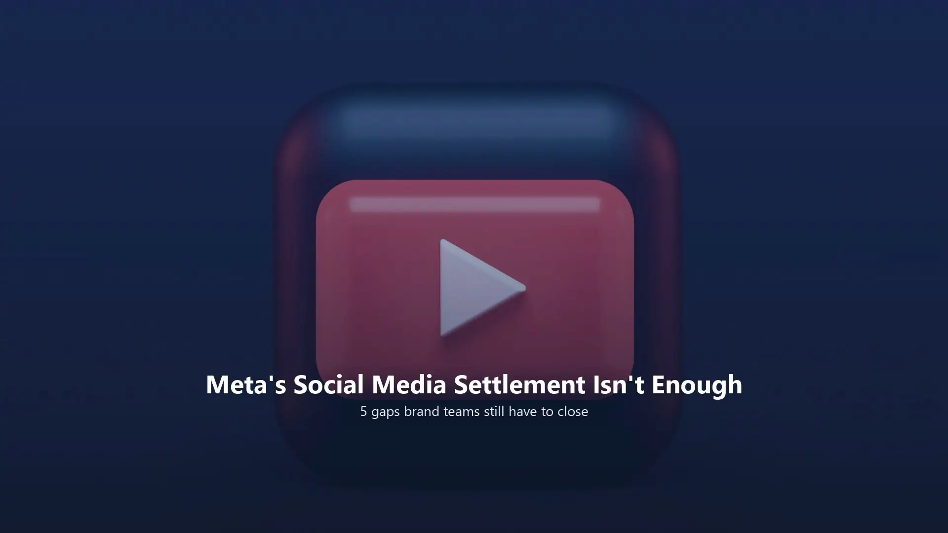 5 Reasons Meta's Social Media Settlement Still Isn't Enough