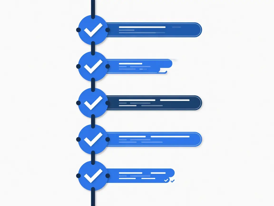 Five-step checklist graphic outlining how to start building an executive personal brand within one week.