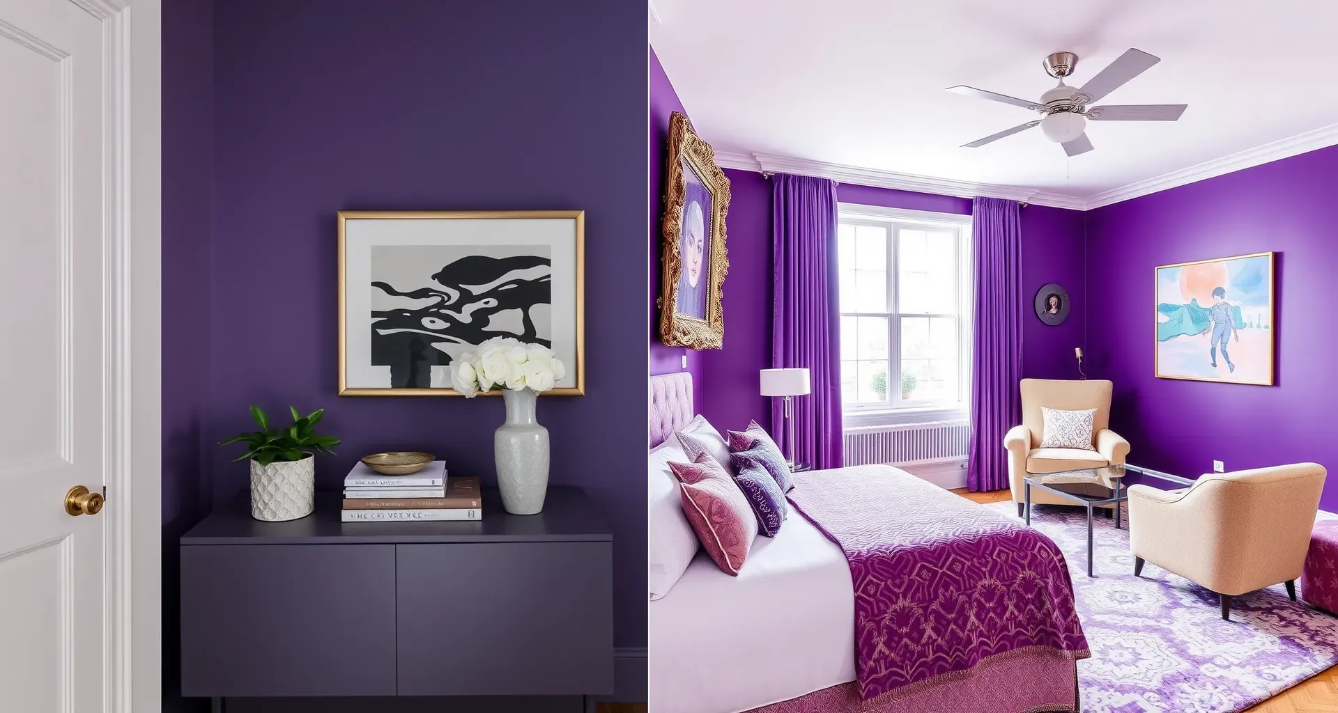 Purple Is Set to Dominate Interior Design in 2025 - Here's Why