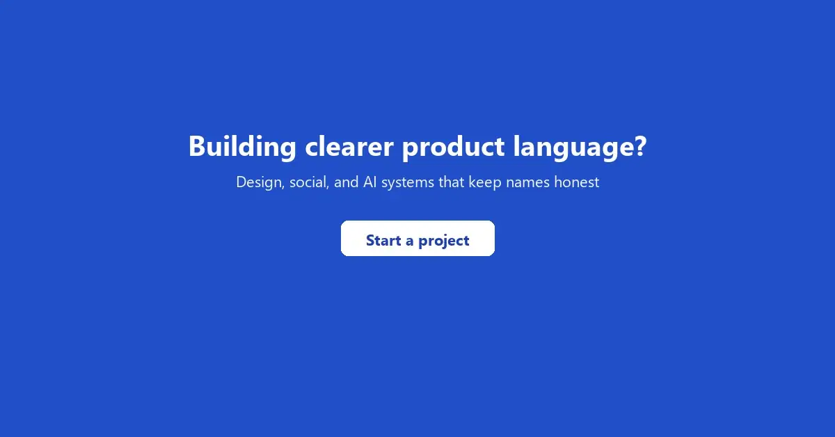 Short Stereo end CTA inviting teams to build clearer product naming after 4K marketing lessons.