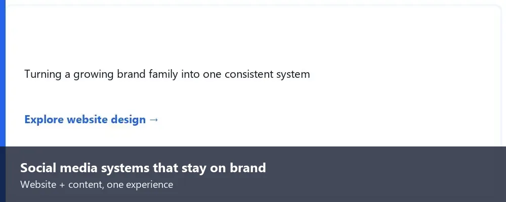 Short Stereo social media systems service card shown inline within the article.