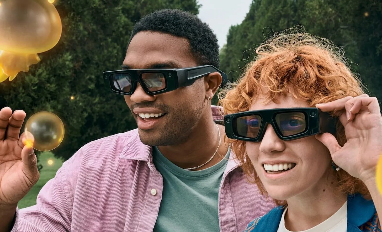Snap Specs AR glasses product photo illustrating wearable hardware and experience design.